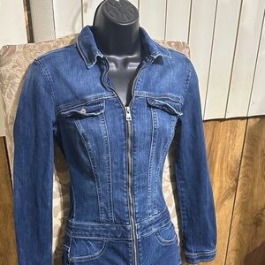 Guess Blue Denim jumpsuit